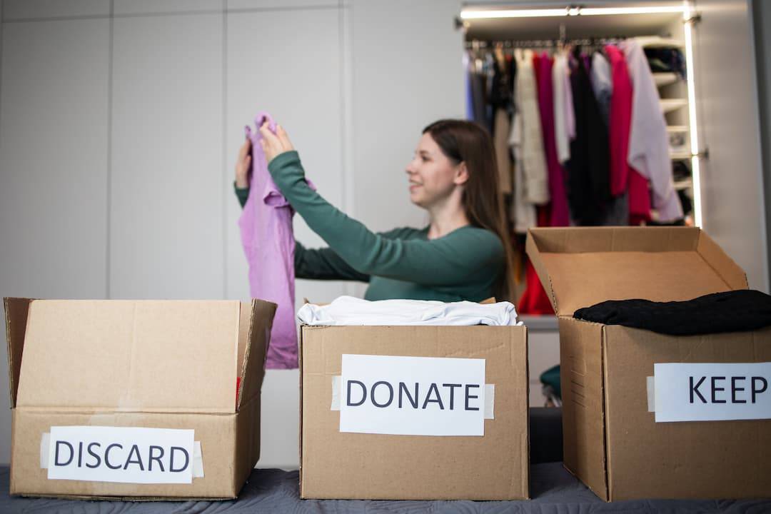 Donate, Discard Or Keep. Decluttering Your Home
